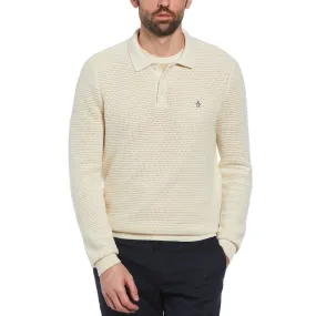 Mesh Sweater Polo