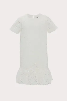 Milly Minis Leaf Eyelet Cece Dress