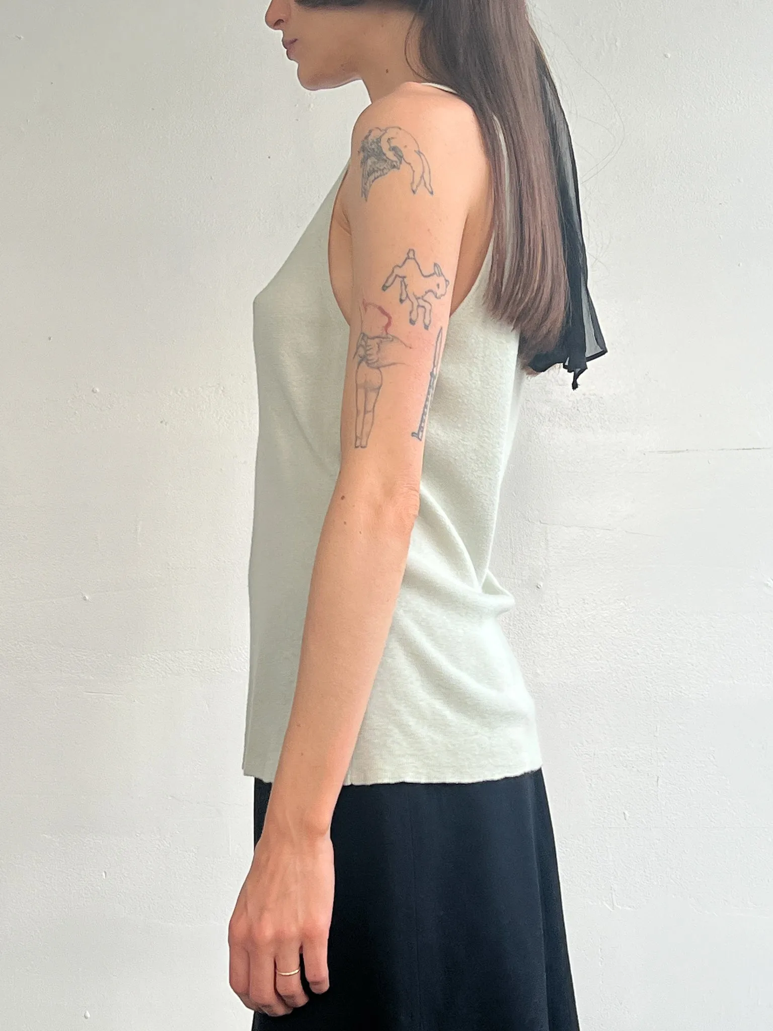 Mint Silk   Cashmere Twinset (L)