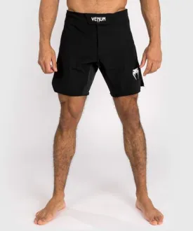MMA Shorts - Venum Contender Fight Shorts - sort/hvid