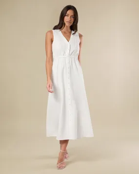 Pin Tuck Shirt Dress