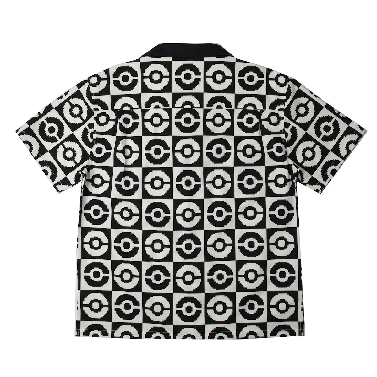 Poké Ball Allover Black & White Button-Down