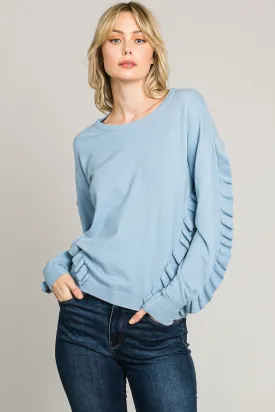 Pullover with Ruffle Detail