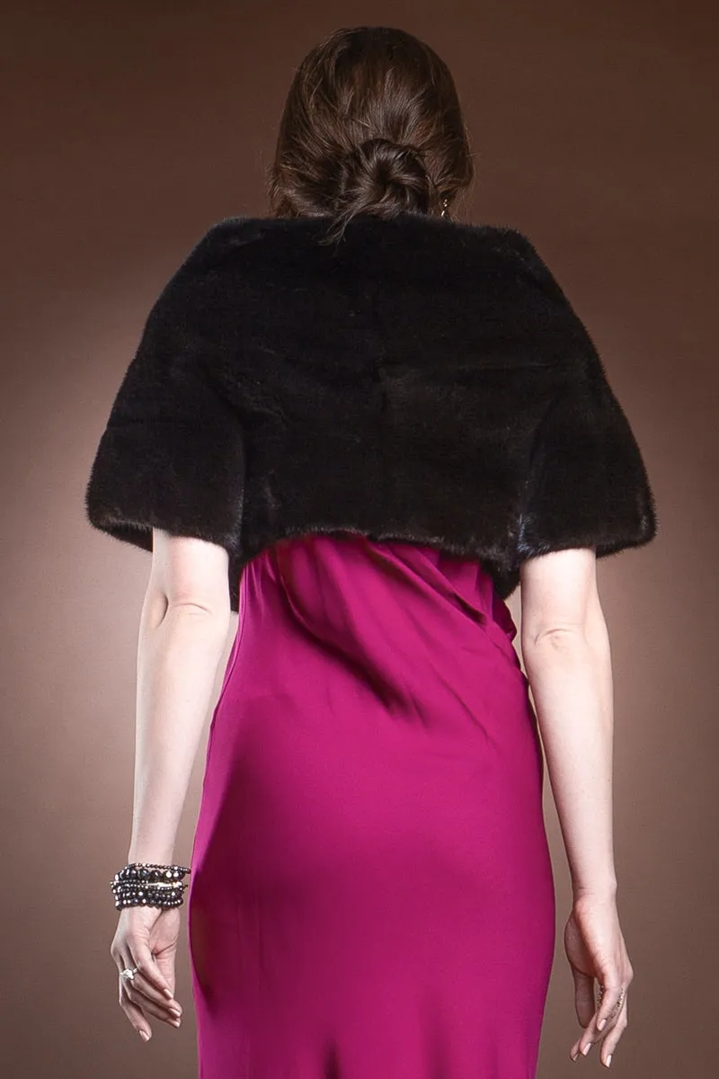 Ranch Mink Fur Shrug