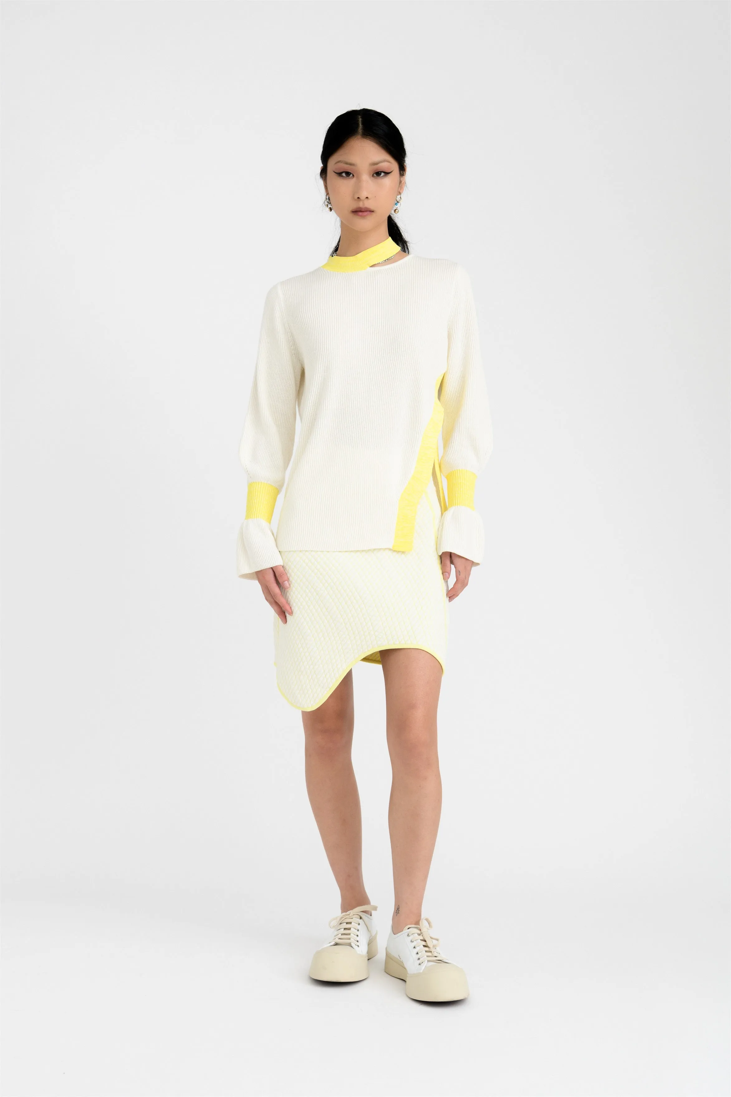 RAY CASHMERE COTTON OVERSIZED PULLOVER