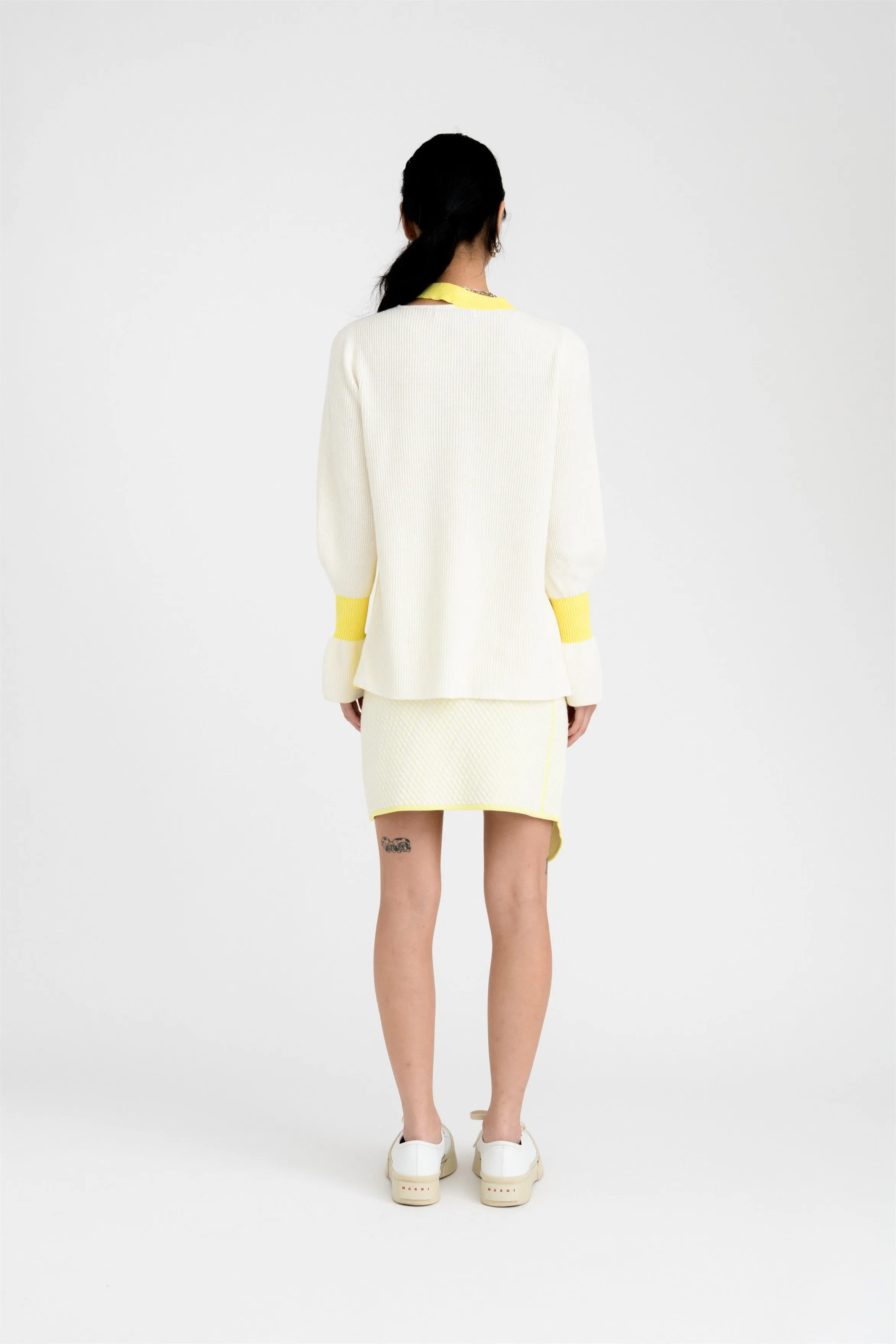 RAY CASHMERE COTTON OVERSIZED PULLOVER