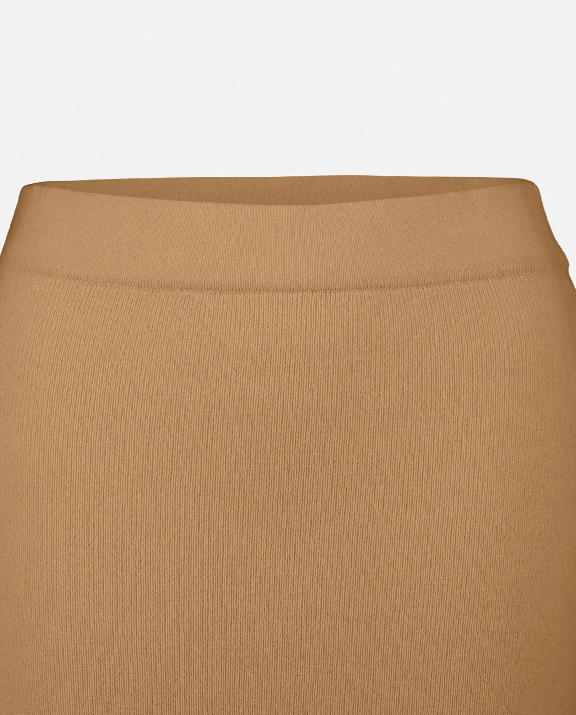 Rock aus Cashmere-Mischung in Beige