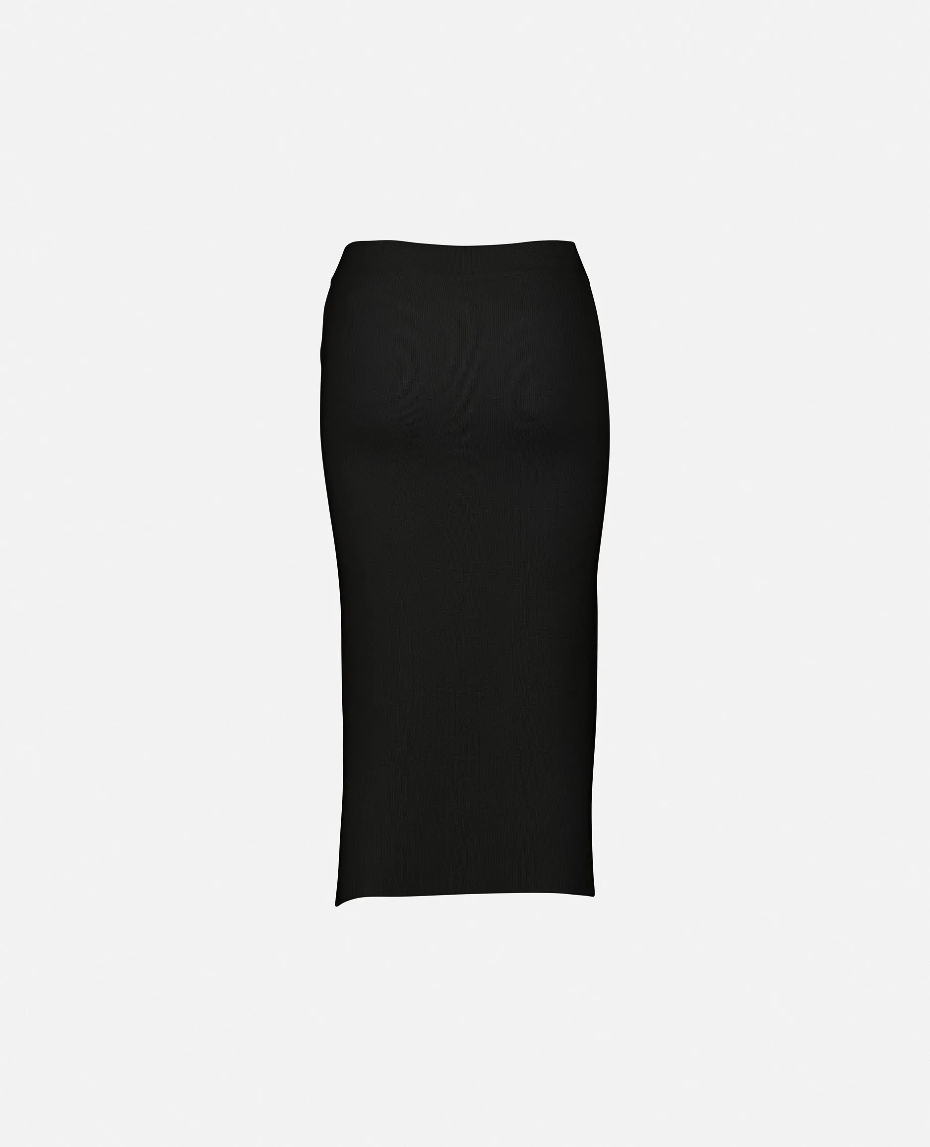 Rock aus Cashmere-Mischung in Schwarz