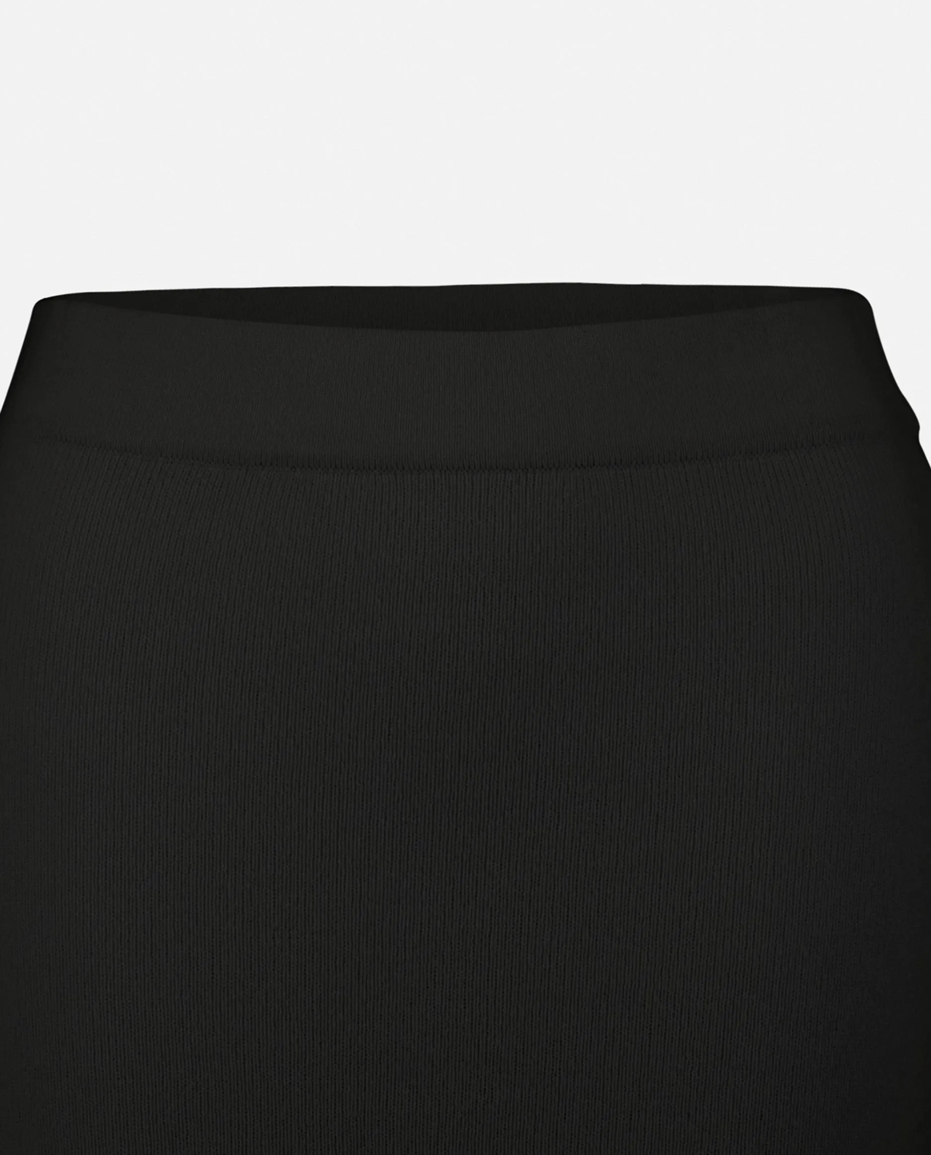 Rock aus Cashmere-Mischung in Schwarz