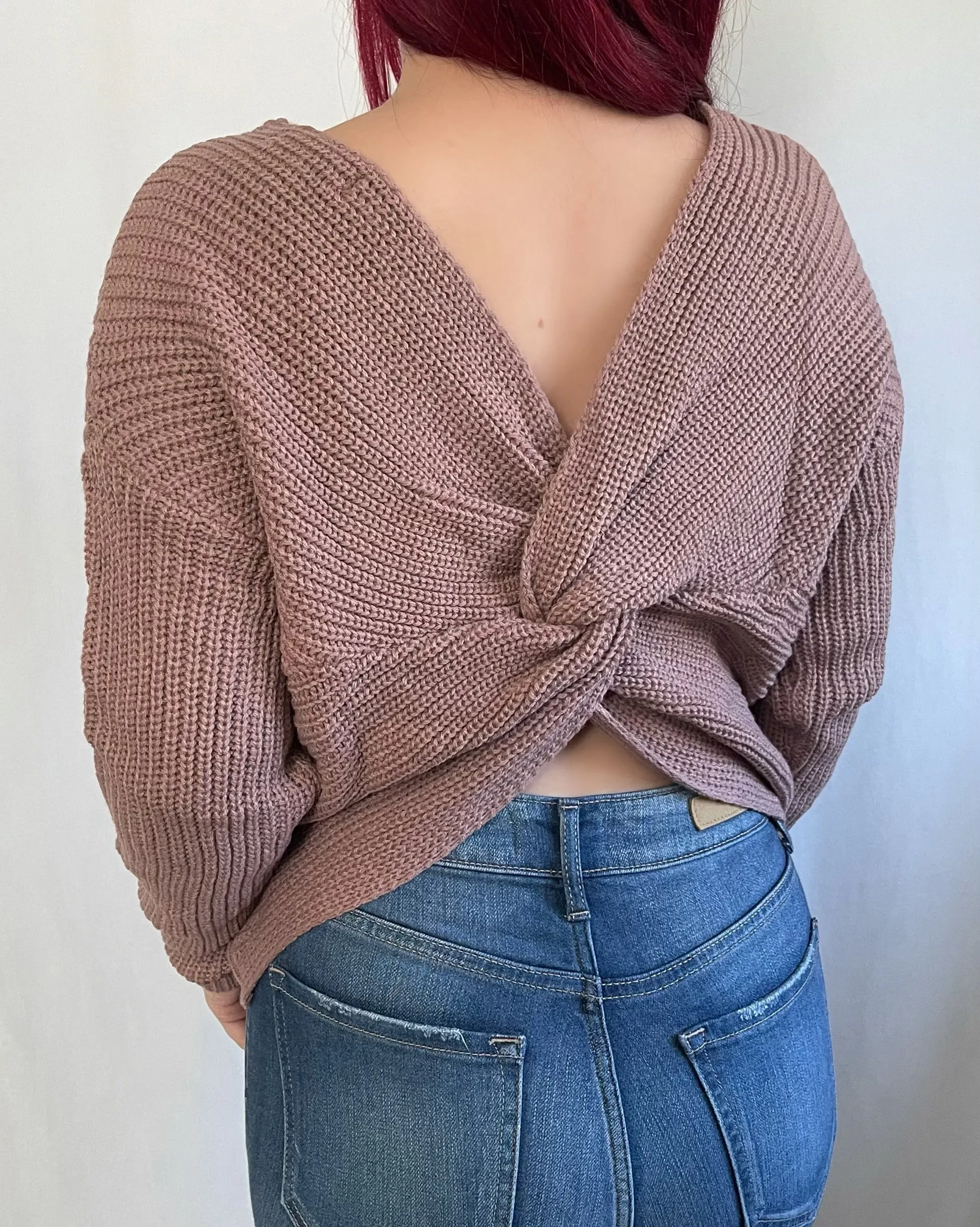 Sadie Sweater (Mauve)