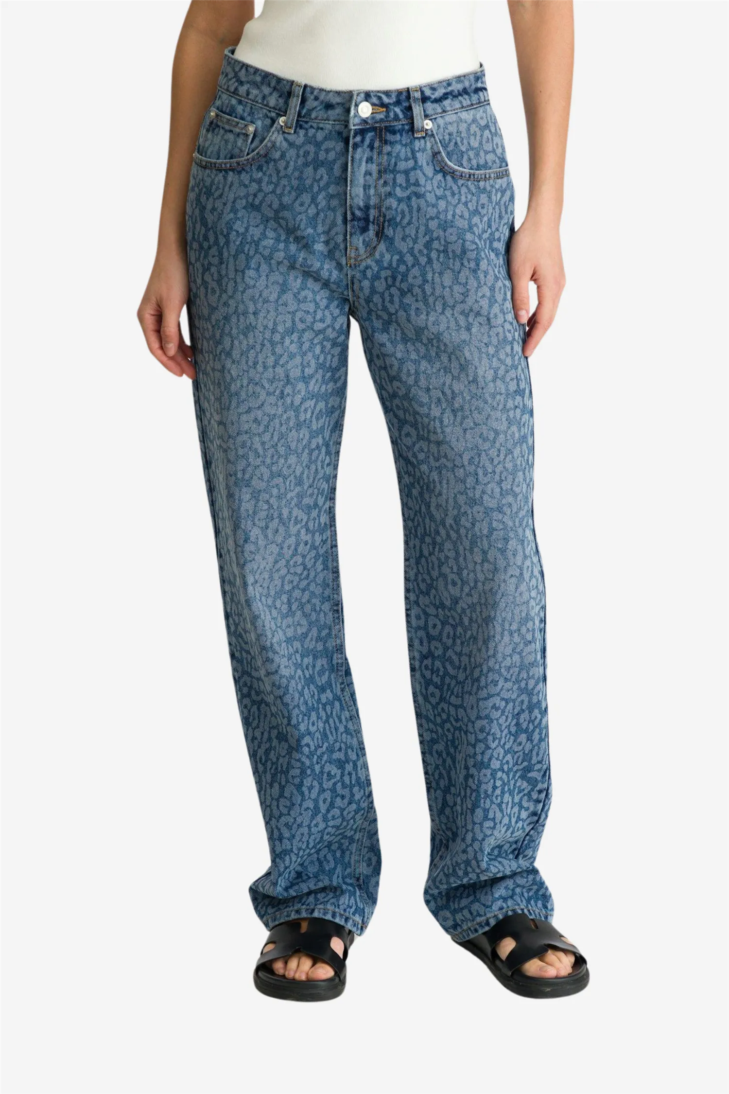 Simona Fade Leo Pants Blue