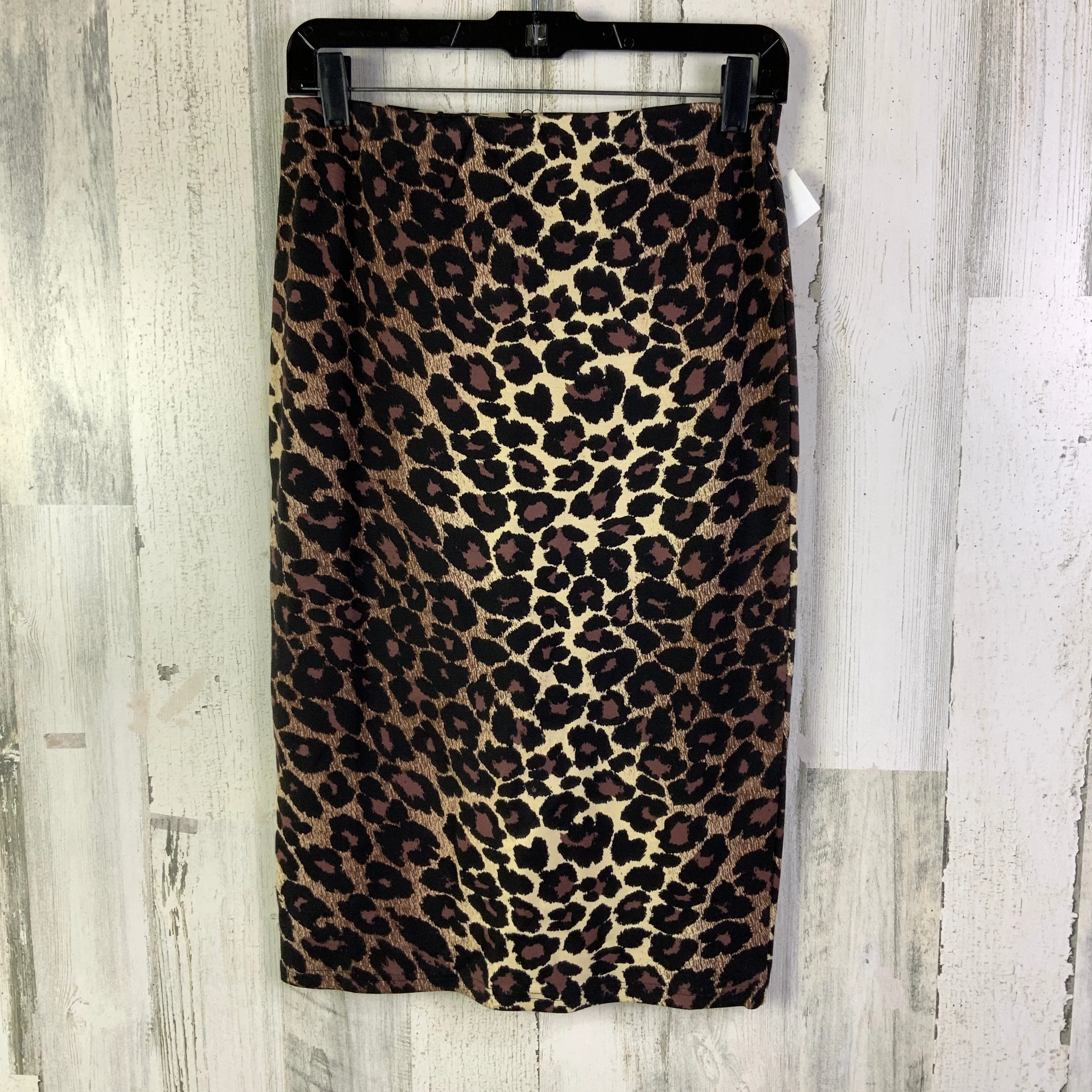 Skirt Midi By Current Air In Animal Print, Size: 10