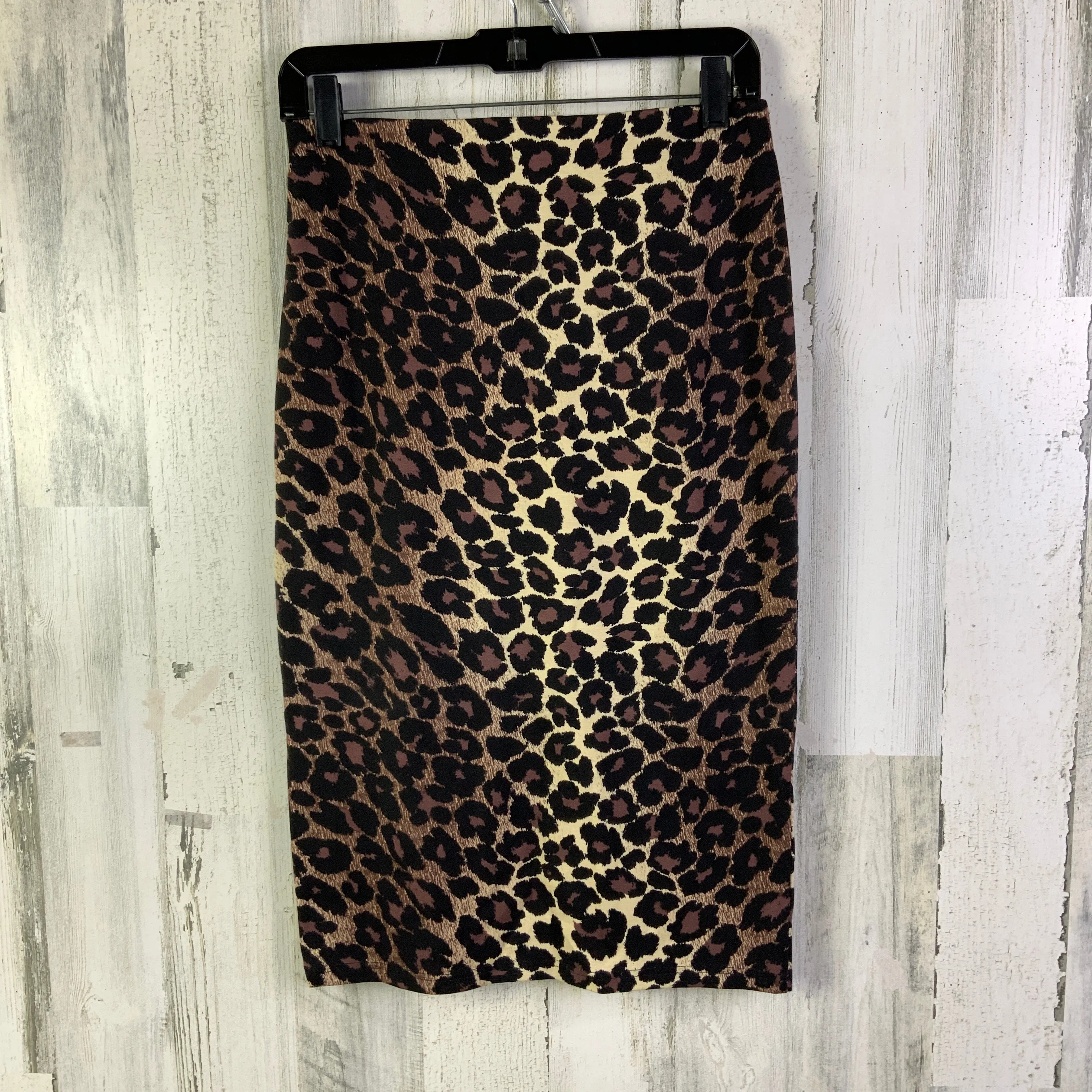 Skirt Midi By Current Air In Animal Print, Size: 10
