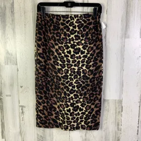 Skirt Midi By Current Air In Animal Print, Size: 10