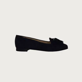 TASSEL NAVY SUEDE