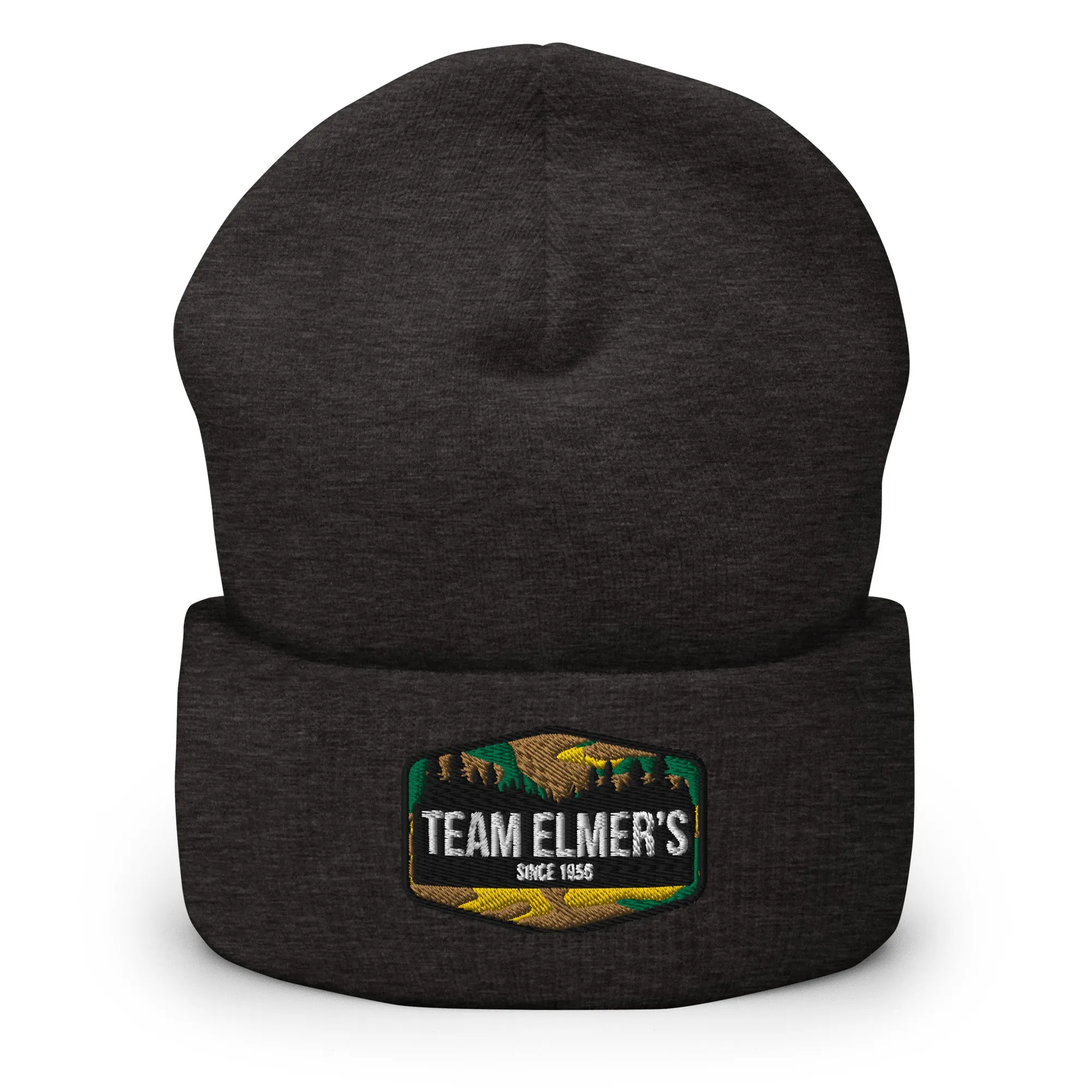 Team Elmer's Traditional Camo Embroidered Beanie