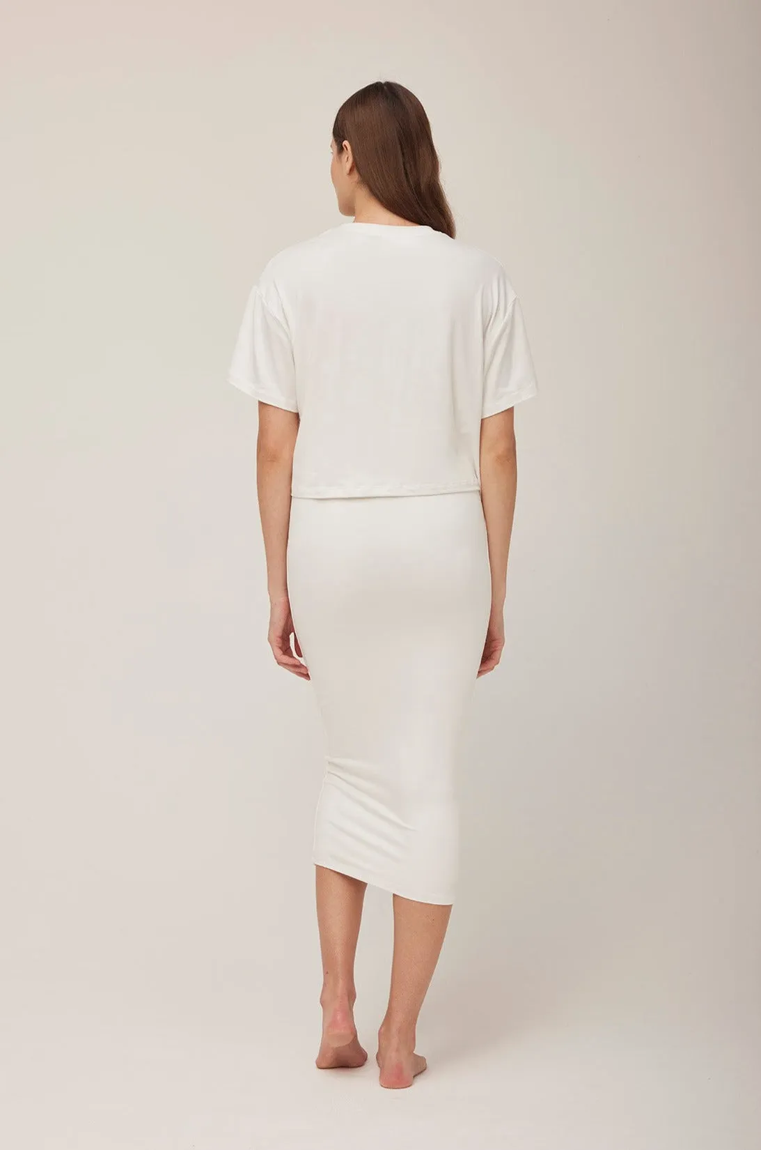 The Midi Maternity Skirt