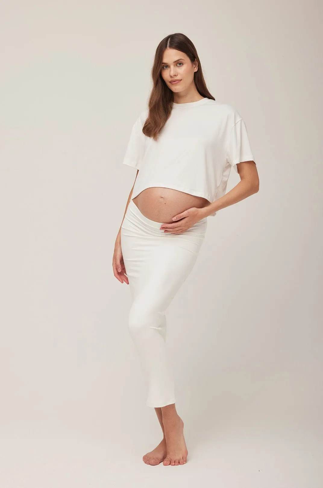 The Midi Maternity Skirt