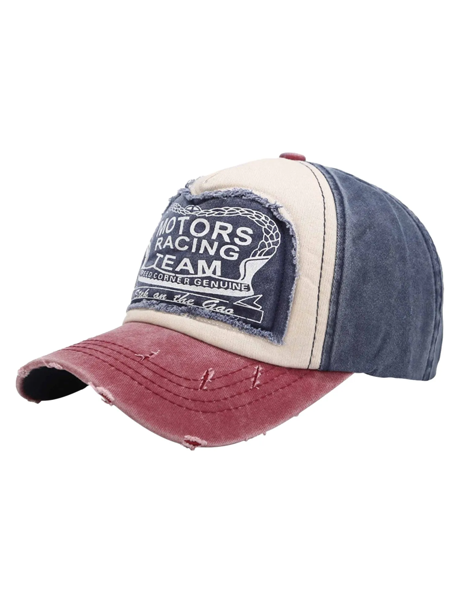 Thesupermade Patchwork Denim Cap