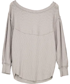 We The Free Grey Pullover Sweater UK S
